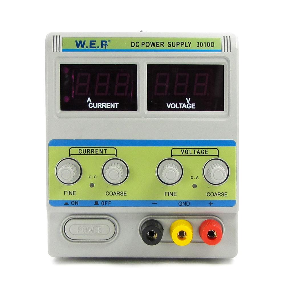 Блок живлення лабораторний WEP PS-3010D 30V, 10A, цифрова індикація
