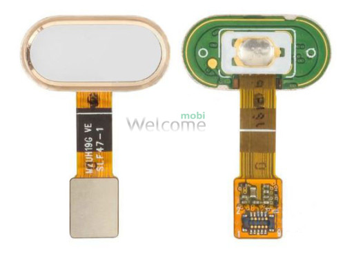 Шлейф Meizu M5s з кнопкою меню (Home) gold