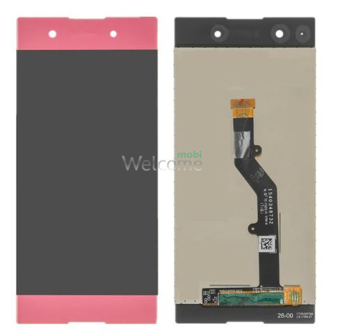 Дисплей Sony G3412 Xperia XA1 Plus Dual,G3416,G3421,G3423,G3426 в сборе с сенсором pink