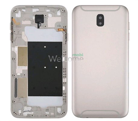 Задня кришка Samsung J730 Galaxy J7 2017 gold (зі склом камери)