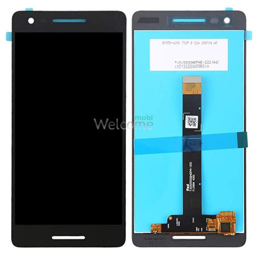 Дисплей Nokia 2.1 Dual Sim в зборі з сенсором black
