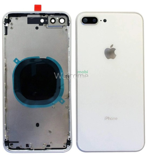 Корпус iPhone 8 Plus silver (оригінал) A+