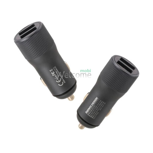 АЗП Remax RCC-221 Retour 3.0A 2USB Quick Charge dark grey