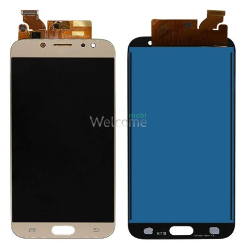 Дисплей Samsung SM-J730F Galaxy J7 (2017) в сборе с сенсором gold OLED