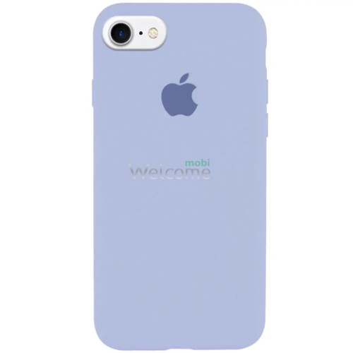 Silicone case for iPhone 7/8/SE 2020 ( 5) lilac (закритий низ)