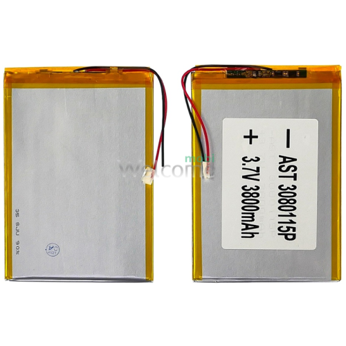 АКБ універсальна 3080115P (111*77*3 3800mAh 3,7V) для планшетів