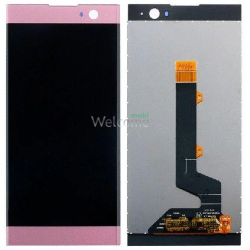 Дисплей Sony H4113 Xperia XA2,H4133,H3113,H3123,H3133 в сборе с сенсором pink
