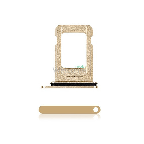 Тримач sim-карти iPhone 11 Pro/iPhone 11 Pro Max gold (one sim)