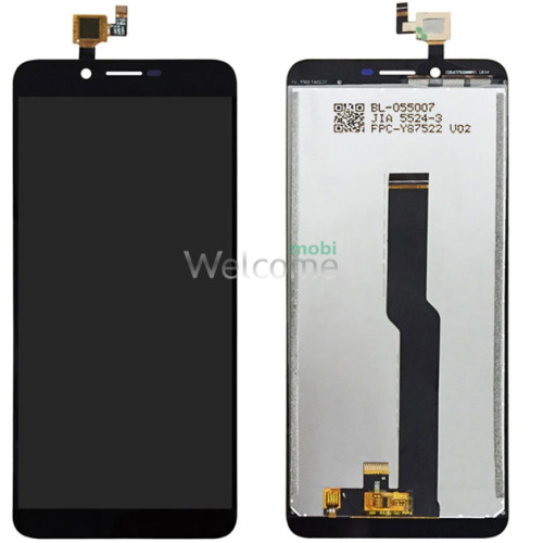 Дисплей Doogee X60 в зборі з сенсором black