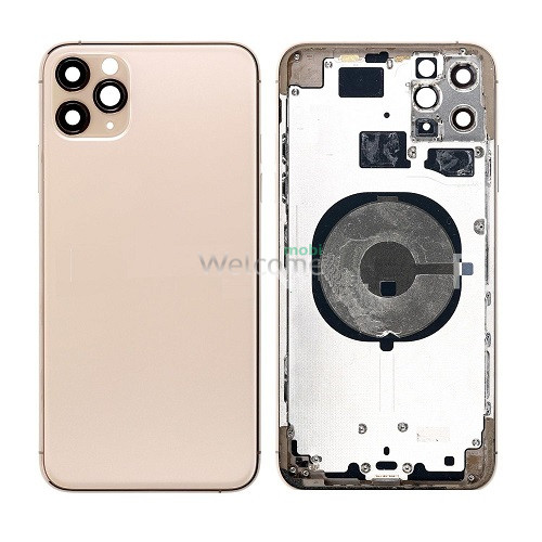 Корпус iPhone 11 Pro Max gold (оригінал) A+