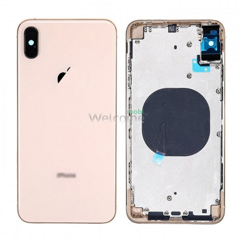 Корпус iPhone XS Max gold (оригінал) А+