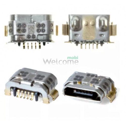 Конектор зарядки Huawei Y3 2017/Honor 5A/Y7 2017/Y6 II/Y5 2017 5pin (5 шт.)