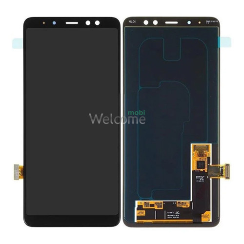 Дисплей Samsung SM-A730H Galaxy A8+ (2018) в сборе с сенсором black OLED