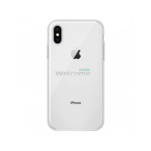 Чохол силіконовий iPhone X/XS (прозорий)