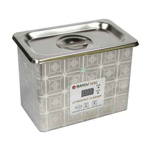 Ультразвукова ванна BAKU BK3550 в металевому корпусі (двох режимна 30W/50W, 0.7 л)