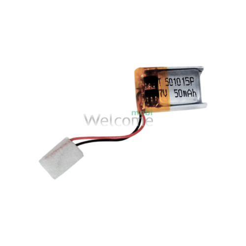 АКБ універсальна 501015 (15*10*5 50mAh 3.7V) для TWS навушників, GPS, MP3 плеєрів, смарт годинників