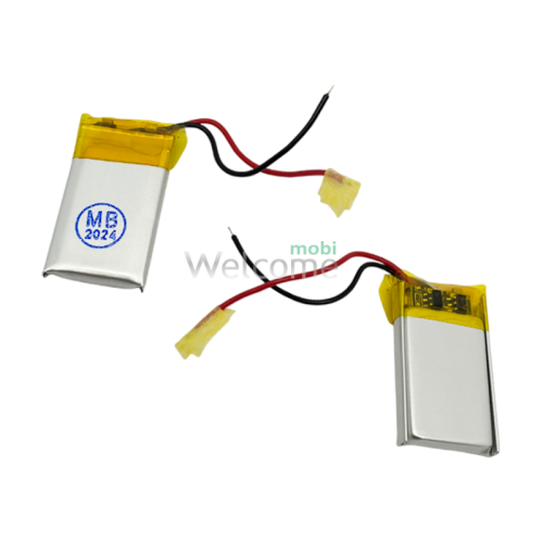АКБ універсальна 351525P (25*15*3,5 100mAh 3.7V) для TWS навушників, Bluetooth гарнітур, MP3 плеєрів