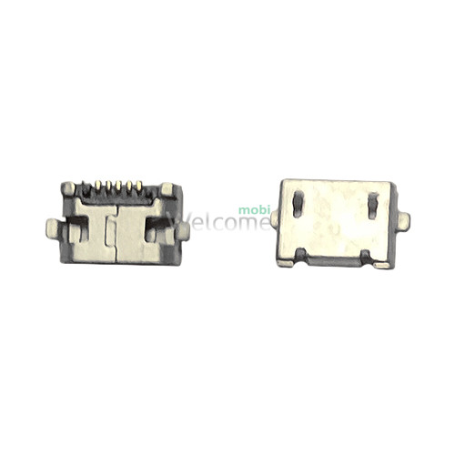 Конектор зарядки універсальний microUSB тип 16 (5 шт.)