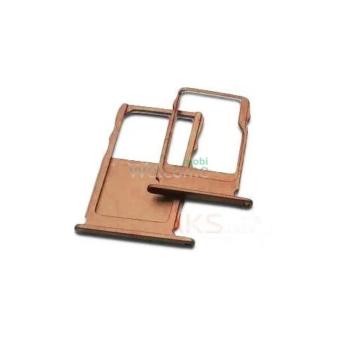 Тримач SIM-карти Nokia 5 (TA-1053/TA-1044) copper (dual sim) (комплект 2шт)