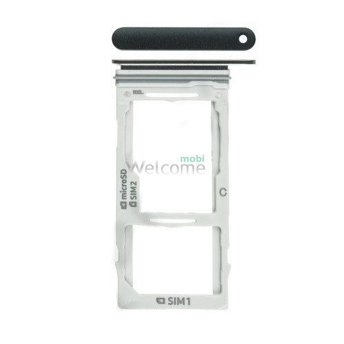 Тримач SIM-карти Samsung N960F Galaxy Note 9 midnight black (one sim)