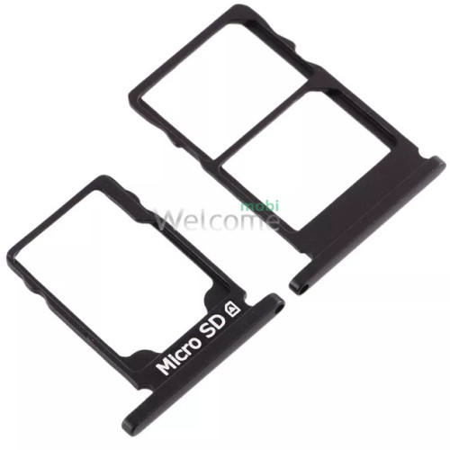 Тримач SIM-карти Nokia 5.1 (TA-1075) black (комплект 2шт)
