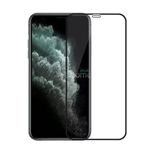 Стекло iPhone 12,12 Pro 6.1 MOXOM FS черное 