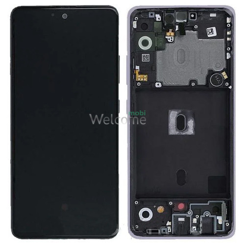 Дисплей Samsung SM-A525/A528 Galaxy A52/A52s (2021) в зборі з сенсором та рамкою lavender service orig