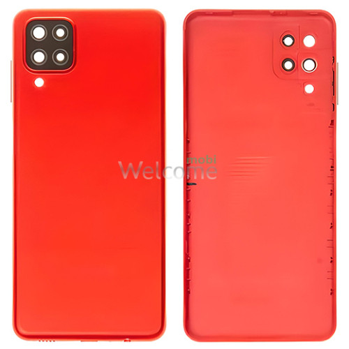 Задня кришка Samsung A125/A127/M125 Galaxy A12/A12s/M12 red (зі склом камери)