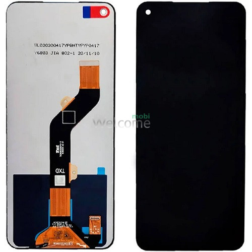 Дисплей Tecno Spark 6,Camon 16,Camon 16 SE,Pova (KE7,CE7J,LD7),Infinix Hot 10,Infinix Note 8i в сборе с сенсором black