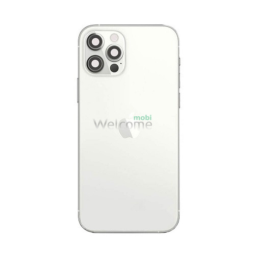 Корпус iPhone 12 Pro Max silver (оригинал) A+ EU