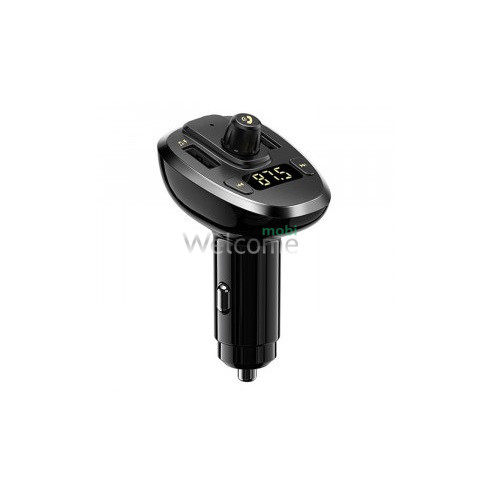 АЗП/FM Модулятор Remax RCC-109 з дисплеєм (2USB/Port 3A/Bluetooth 5.0)