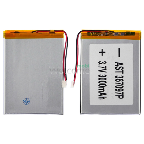 АКБ універсальна 367097P (98*70*3,5 3000mAh 3,7V) для Nomi Corsa Tablet C070010/ Nomi Corsa Pro C070020