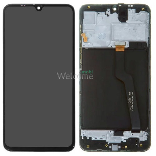 Дисплей Samsung SM-M105 Galaxy M10 2019 в сборе с сенсором и рамкой black service orig