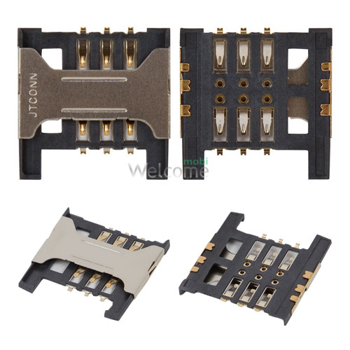 Конектор sim Xaomi Mi 2/Xiaomi Mi 2s/ZTE Blade L2