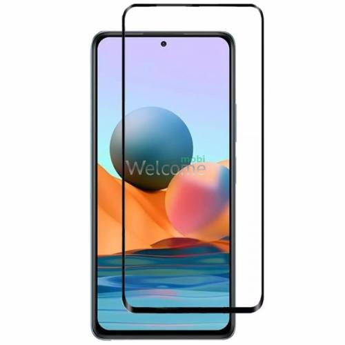 Скло Xiaomi Redmi 10/Redmi Note 10 5G/Poco M3 Pro (0.3 мм, 4D ARC Люкс) black