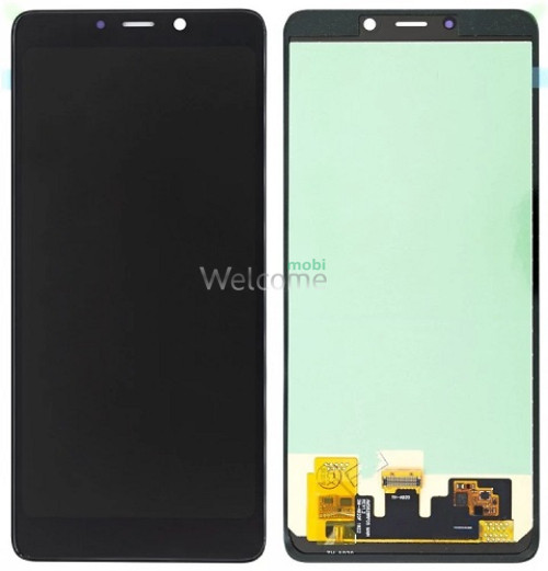 Дисплей Samsung SM-A920F Galaxy A9 (2018) в зборі з сенсором black OLED 