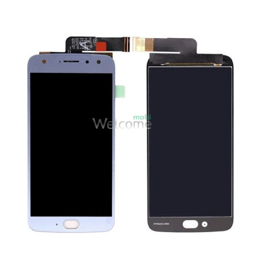 Дисплей Motorola XT1900-7 Moto X4 в зборі з сенсором silver