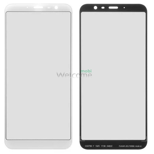 Скло корпусу Meizu M6T з OCA-плівкою, white