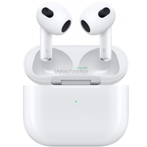 Наушники беспроводные AirPods 3 (chipset Jelly) с поддержкой беспроводной зарядки, белые, копия