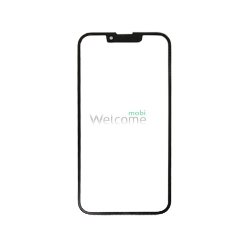 Скло корпуса iPhone 13 mini з OCA-плівкою black (оригінал)