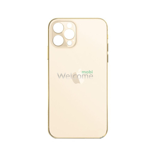 Задня кришка (скло) iPhone 13 Pro gold (big hole)