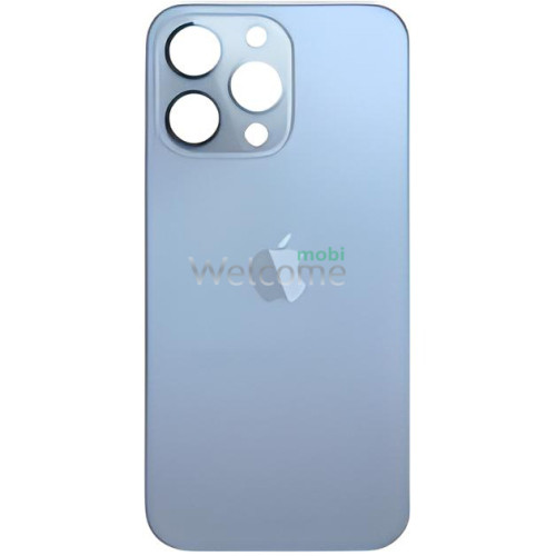 Задня кришка (скло) iPhone 13 Pro sierra blue (big hole)