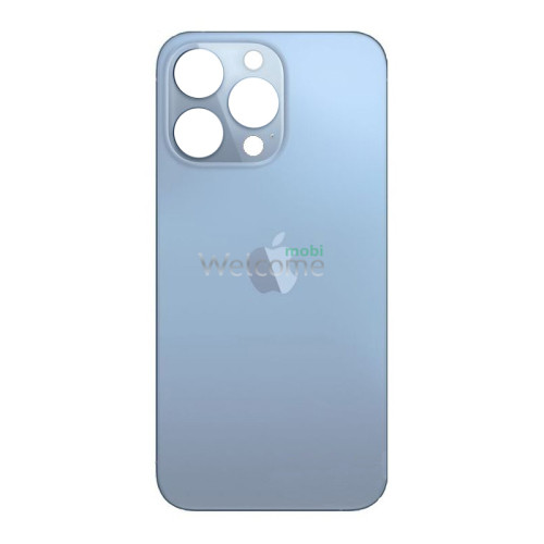 Задня кришка (скло) iPhone 13 Pro Max sierra blue (big hole)