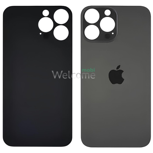 Задня кришка (скло) iPhone 13 Pro Max graphite (big hole)