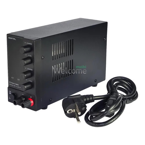 Лабораторний блок живлення Wanptek NPS3010W, 30V 10A, імпульсний, з цифровою індикацією (V/A/W)