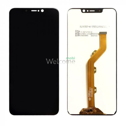 Дисплей Tecno Spark 3,Spark 3 Pro (KB3, KB8) в сборе с сенсором black