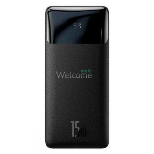 Зовнішній акумулятор (power bank) Baseus Bipow 15W 30000mAh Black (PPDML-K01)