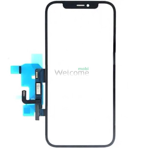 Сенсор iPhone 12/iPhone 12 Pro з ОСА-плівкою та мікросхемою black (оригінал)