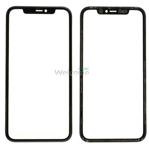 Стекло корпуса iPhone 11 black (оригинал)