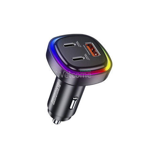 АЗП Remax RCC-330 Earl Series 1USB QC 30W+2Type-C PD 36W+30W black